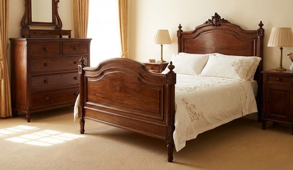 Entisöity makuuhuonekaluste