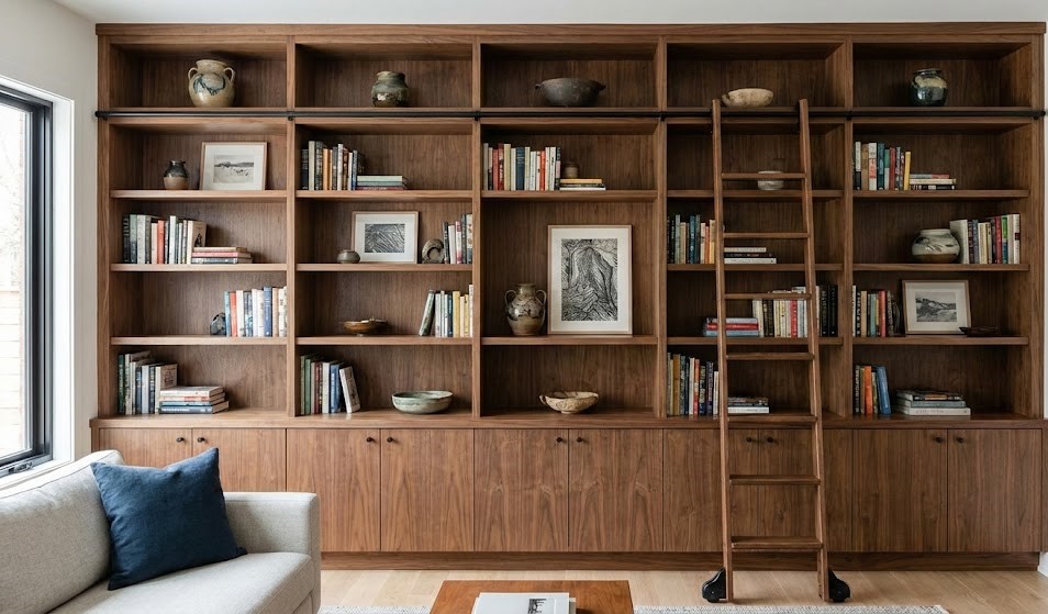 Mittatilauskirjahylly